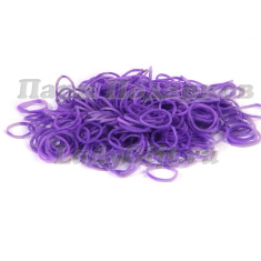 Резиночки с ароматом "Лимон" Фиолетовый Loom Bands (600+)