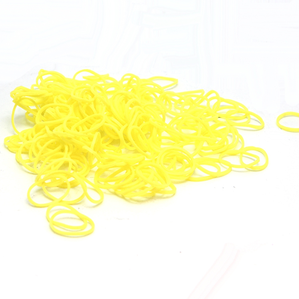 Резиночки ароматизированные Желтые &quot;Манго&quot; Loom Bands (600+)