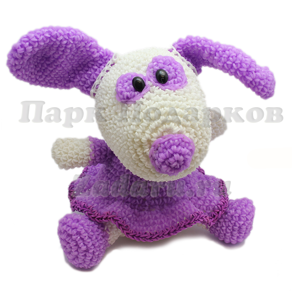 Набор резиночек для игрушки "Собачка "Виолетта" Розовый (4200 резинок)