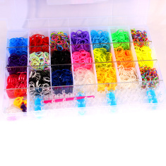 Большой набор для плетения браслетов из резинок "Лайт" Loom Bands