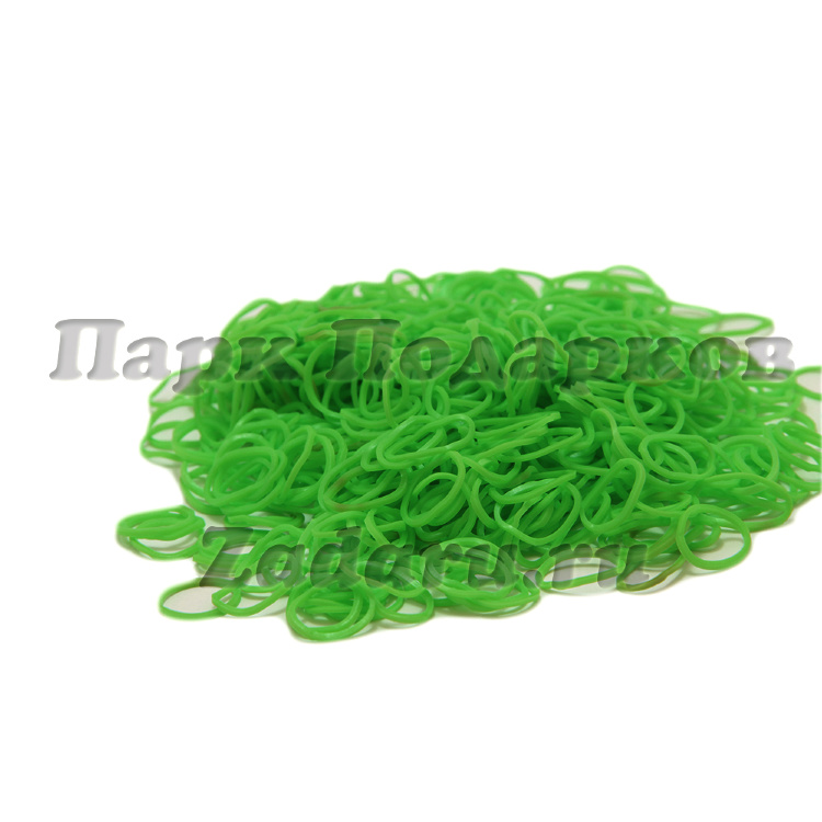 Резиночки для плетения браслетов Зеленые Loom Bands (600+)