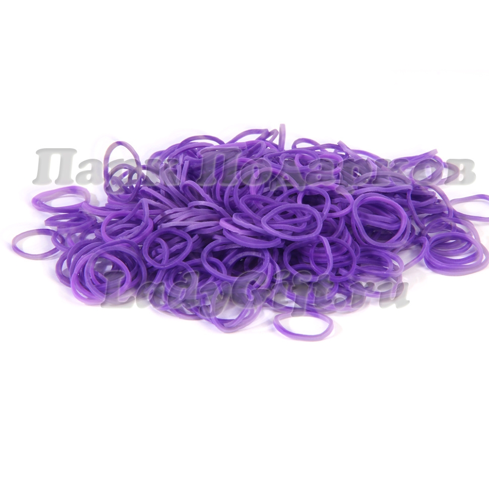 Резиночки с ароматом &quot;Лимон&quot; Фиолетовый Loom Bands (600+)