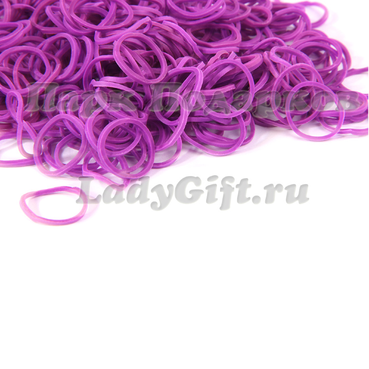Резиночки для плетения браслетов Св. Фиолетовый Loom Bands (600+)