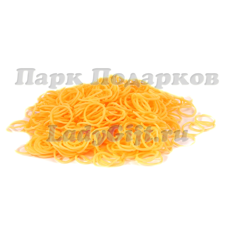 Резиночки для плетения браслетов Св. Оранжевые Loom Bands (600+)