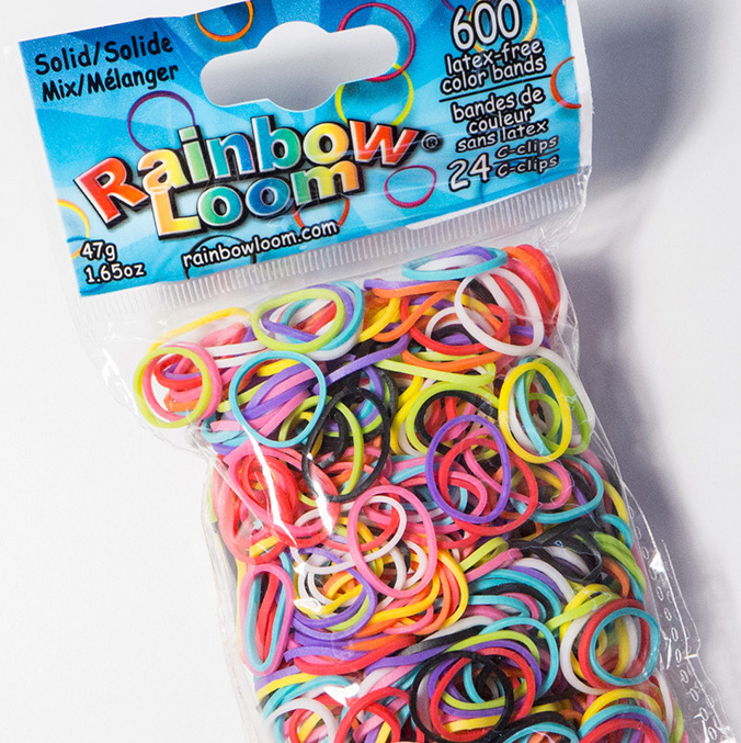 Резиночки для плетения браслетов "Классик" Микс Rainbow Loom